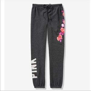 VS PINK Floral Bling Classic Pant S